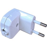 BF - 2p 10 bis 250 v Stecker, 90° gewinkelt, weiß (eingeschweißt) von BF