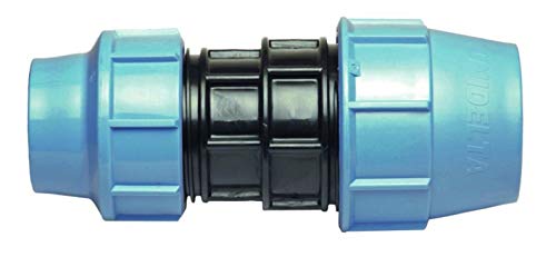 BFG MDPE Fitting für Wasserrohre, Reduzier Muffe 40mm x 32mm, für MDPE Kunststoffrohre, 16 Bar, Max. Temp. 45°C, Klemmringverschraubungen von BFG