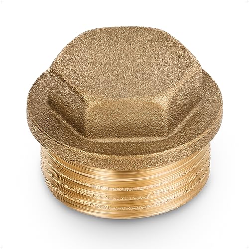 BFG Messing Hex Flanschblanking Cap/Stop/End, 3/4 "BSP Männlich, Messing, 20 x 26 x 26 mm, Multifunktional, Schädigung und Korrosionsresistant, 10 bar max. Druck. von BFG