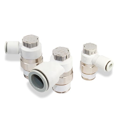 Pneumatischer Antrieb AS1021F/AS2201F/AS3201F Zylinder Push In Geschwindigkeitsregulierungsanschluss 10St(AS2201F-01-06SA) von BFIGTKHM