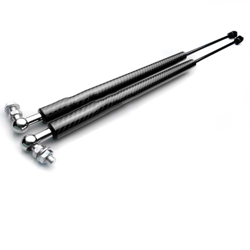 2 Stück Front Motorhauben Haube Dämpfer für SEAT Leon 2012-2020 MK3 5F Gasfeder Motorhaubendämpfer Lift Unterstützung Schock Motorhaubenlifte Zubehör Carbon Black von BFJXZA