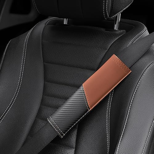 2 Stück Sicherheitsgurt Gurtpolster Auto für BMW 4er F32 F33 F36 G22 G23 G26 M4 i4 420i 420d 430i 430d M440i M440d Langlebige Lederpolster Schulterpolster Abdeckung Sicherheitsgurtbezug Orange von BFJXZA