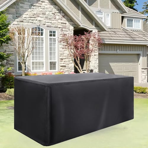 BFKJDS Gartenmöbelabdeckung, Wasserdicht, Polyvinylchloride, Schwarz, 90x50x20cm, Regenschutz von BFKJDS