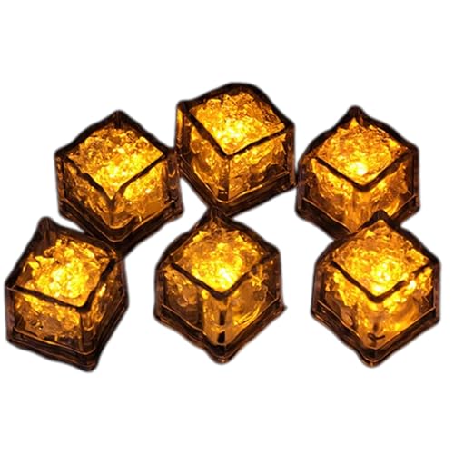 12er-Set LED-Eiswürfelformen für Getränke, Schmuck, Party-Dekorationen, unverzichtbare bunte Barzubehör von BFLKY