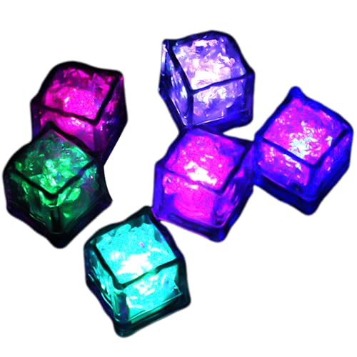 12er-Set LED-Eiswürfelformen für Getränke, Schmuck, Party-Dekorationen, unverzichtbare bunte Barzubehör von BFLKY