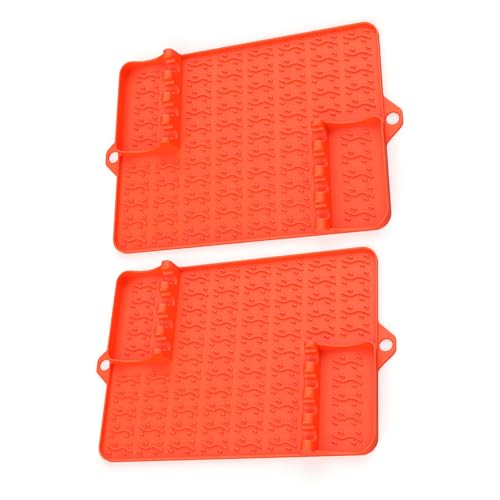 2 Stück Silikon Grillmatte Multifuntional Barbecue Tool Mat Grillpad Silikon Textur Geeignet für jeden Anlass 2 Stück Silikon Grillmatte Multifuntional Barbecue Tool Mat Grillpad Silikon Textur Geeignet für jeden Anlass von BFLKY