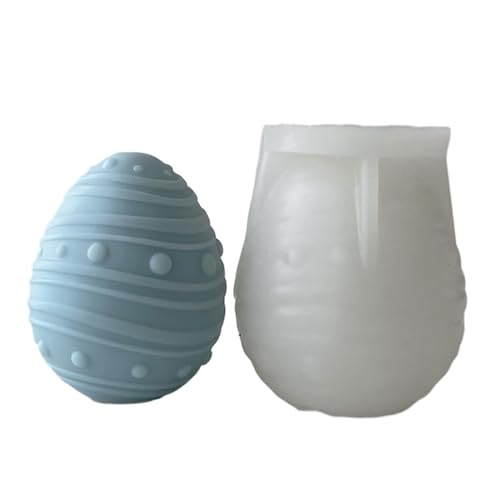 BFLKY 3D-Eier-Kerzenform, Kerzenform, Silikonform für Kerzen, Seife, Beutelfüller von BFLKY