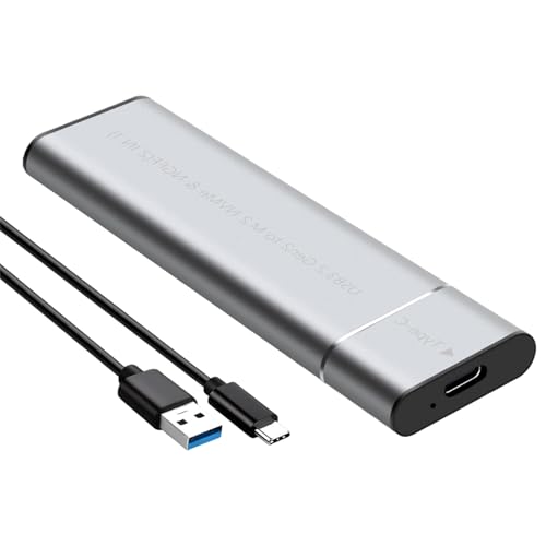 BFLKY Externes Gehäuse USB 3.2 auf Festplatte, USB 3.2, schnelle Übertragung für Laptops und Desktops, für Büro und Gaming von BFLKY
