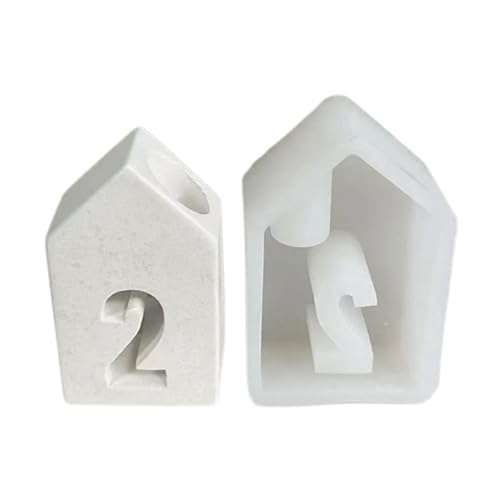 BFLKY Kerzenhalter-Formen in Hausform, Kerzenhalter, Formen für Teelichthalter, Kerzenständer, Raumdekorationen von BFLKY