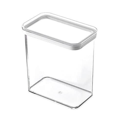 BFLKY Küchenschrank Hängend Luftdichte Aufbewahrungsbox Wandmontage Schieben Versiegeltes Getreideglas Transparent Lebensmittelbehälter von BFLKY