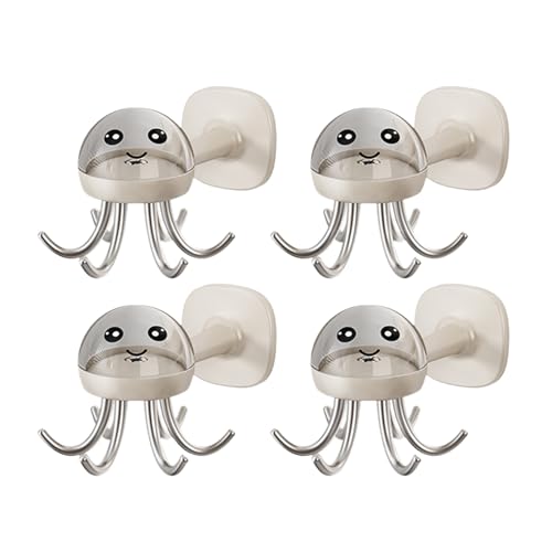 BFLKY Mehrzweck-Kleiderbügel, drehbar, 360 Grad drehbar, zum Aufhängen von Kleidung und Accessoires, Handtuchhalter, 4 Stück BFLKY Mehrzweck-Kleiderbügel, drehbar, 360 Grad drehbar, zum Aufhängen von Kleidung und Accessoires, Handtuchhalter, 4 Stück von BFLKY