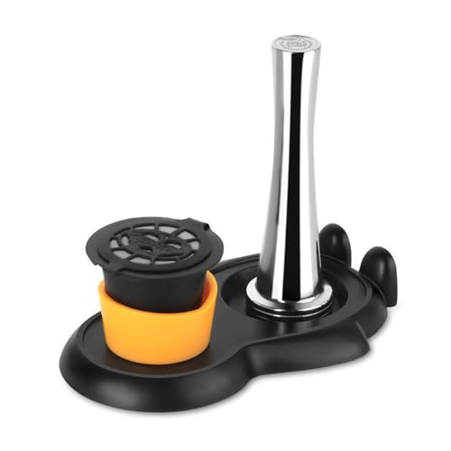 Kaffeestampfer Kaffeepressewerkzeug Kapselkaffeepulver Hammer Tamper wiederverwendbar Edelstahl Kaffeepresse Werkzeug von BFLKY