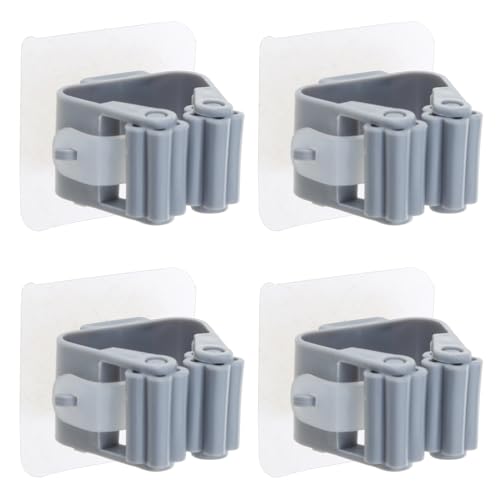 Mop Haken Stanzfrei Badezimmer Regal Hängende Besen Klemmhalter Starke Nahtlose Wand Hängende Rack Haken Für Garten von BFLKY