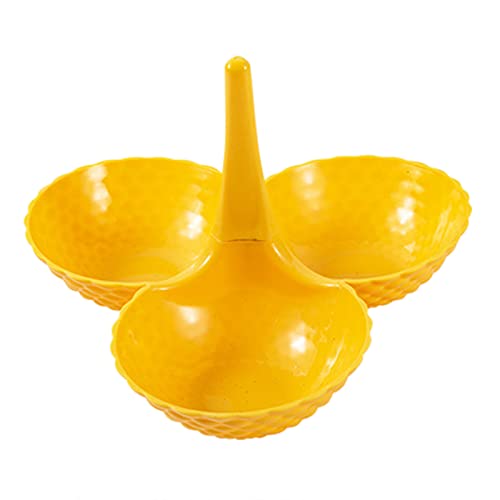 Multifunktionales Ablagetablett für Obst, Snacks, Weihnachten, Haushalt, Gäste, unterhaltsames Tablett, stapelbarer Lebensmittelbehälter von BFLKY