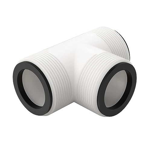 Poolschlauch-Adapter-Anschluss, Ersatz-T-Splitter mit 3 Ringen, 3,8 cm Ventilen auf 3,8 cm Schlauch für Schwimmbad von BFLKY