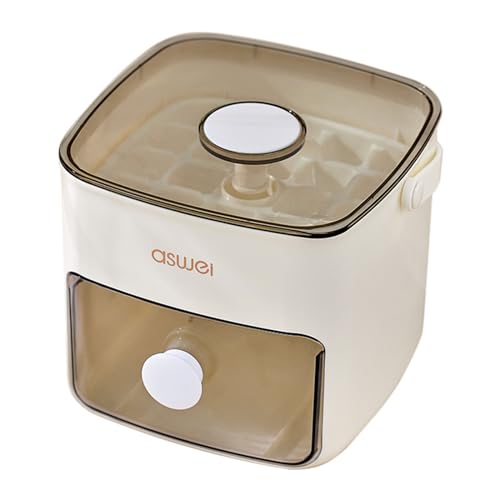 Press and Store Ice Tray with Lid Convenient Ice Making Moulds for Beverages Clear Lid Ice Maker with Handle Press and Store Ice Tray with Lid Convenient Ice Making Moulds for Beverages Clear Lid Ice Maker with Handle von BFLKY
