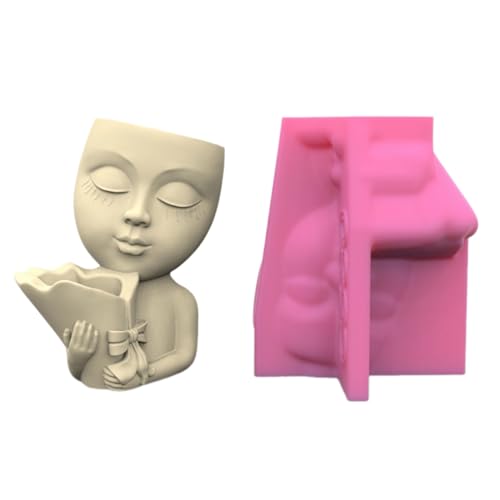 Silikon-Blumentopf-Form, Betonformen, menschliche Vase, Bastelwerkzeug, geeignet für Vase und Halter von BFLKY