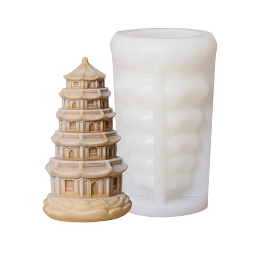 Silikon-Kuchenform-Set, Turmform, Fondant, Gebäck, antihaftbeschichtet, Schokoladen-Backform, Küchenwerkzeug von BFLKY