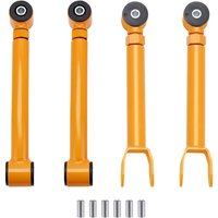 4 Stück vorderer oberer und unterer verstellbarer Querlenker for Jeep Wrangler tj 1997-2006 Cherokee Einstellbare obere und untere vordere Querlenker von BFO