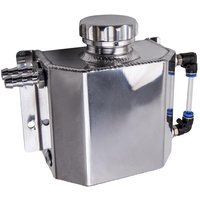 1L Kühlmittel Tank Universal Überlauf Recovery Wassertank Aluminium Flasche Ausgleichsbehälter Reservoir von BFO