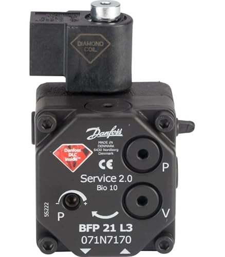 Danfoss Diamond Serie Ölbrennerpumpe Typ BFP 21L3 links, 071N7170 Servicepumpe von Danfoss