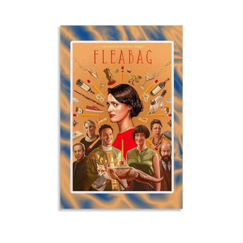 BFQMBKJUQ Fleabag Poster, Kunst, dekoratives Gemälde, Geschenke, feuchtigkeitsbeständig, lichtbeständig, Kunstgeschenke, wasserdichte Verschmutzung, Heimdekoration, 30 x 45 cm, ungerahmter Stil von BFQMBKJUQ