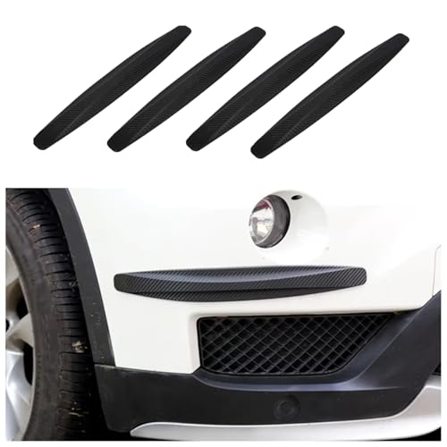 4 STÜCKE Anti-Collision Patch Auto Stoßstange Schutzleiste, für Opel Corsa F/Corsa-e 2024 2025 Auto Ecke Stoßstange Guard Anti-Scratch Protector,A Black von BFRDGE