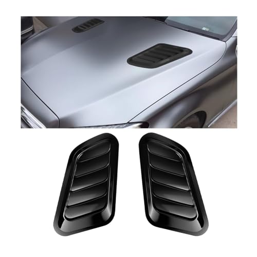 BFRDGE 2 Stücke Lufteinlass Schaufel, für Kia Sorento 2020 2021 2022 2023 2024 Auto Tuning Luftstrom Ansaugschaufel Hood Air Vent Lufteinlass Dekorative,A von BFRDGE