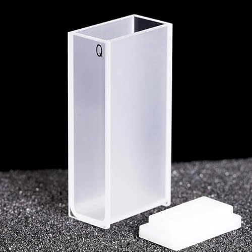 2 Stück Quarzküvettenzellen mit Deckel, 20 mm Schichtdicke, JGS1, for Spektralphotometer-Labor(Glue bonding process) von BFRDYUEOI
