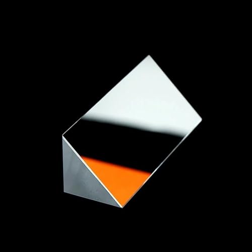 Dreieckiges Prisma aus optischem Glas mit reflektierender Folie (20 x 20 x 60 mm) von BFRDYUEOI