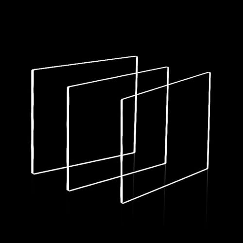 Quarzglasplatte Mehrere Spezifikationen Transparent UV(20x20x0.5mm) von BFRDYUEOI