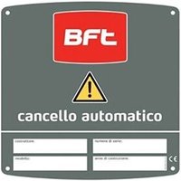 BFT - Warnschild Monitor Signalisierung 180x180 mm cms D831081 von BFT