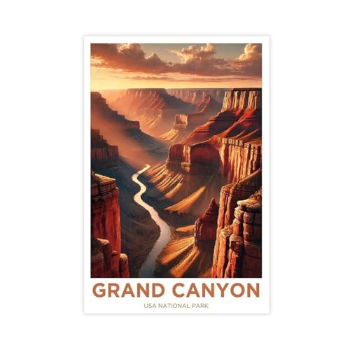 BFTIUTG Grand Canyon Scenic Poster, Arizona, Leinwandposter, Schlafzimmer, Dekoration, Landschaft, Büro, Raumdekoration, Geschenk, 20 x 30 cm BFTIUTG Grand Canyon Scenic Poster, Arizona, Leinwandposter, Schlafzimmer, Dekoration, Landschaft, Büro, Raumdekoration, Geschenk, 20 x 30 cm von BFTIUTG