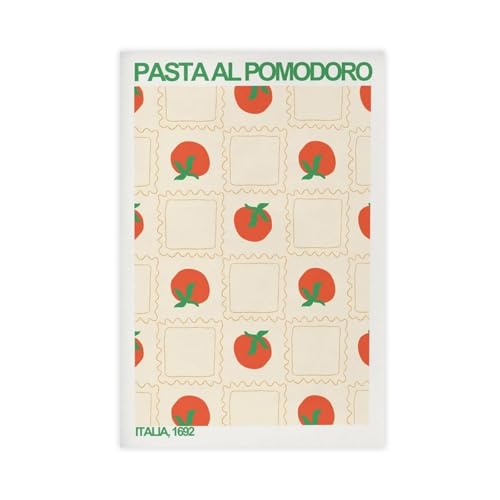 BFTIUTG Italienische Tomaten-Nudel-Küchendruck, Leinwand, Poster, Schlafzimmer, Dekoration, Landschaft, Büro, Raumdekoration, Geschenk, 50 x 75 cm BFTIUTG Italienische Tomaten-Nudel-Küchendruck, Leinwand, Poster, Schlafzimmer, Dekoration, Landschaft, Büro, Raumdekoration, Geschenk, 50 x 75 cm von BFTIUTG