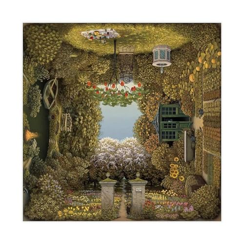 BFTIUTG Kunstposter "Surreal Garden" Illusion, Leinwand, Poster, Schlafzimmer, Dekoration, Landschaft, Büro, Raumdekoration, Geschenk, 50 x 50 cm BFTIUTG Kunstposter "Surreal Garden" Illusion, Leinwand, Poster, Schlafzimmer, Dekoration, Landschaft, Büro, Raumdekoration, Geschenk, 50 x 50 cm von BFTIUTG