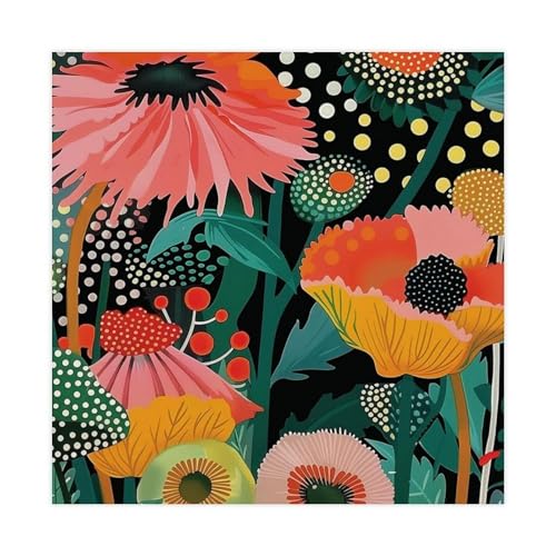 BFTIUTG Leinwandposter im abstrakten japanischen Stil, bunt, floral, Wandkunst, Dekordruck, Bild Gemälde für Wohnzimmer, Schlafzimmer, Dekoration, 50 x 50 cm BFTIUTG Leinwandposter im abstrakten japanischen Stil, bunt, floral, Wandkunst, Dekordruck, Bild Gemälde für Wohnzimmer, Schlafzimmer, Dekoration, 50 x 50 cm von BFTIUTG