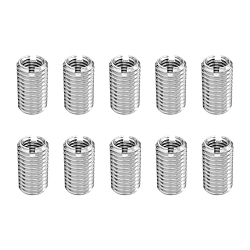10 Stück Gewindeeinsatz Edelstahl Reduziermutter Gewindehülse 15mm M8 auf M6 Selbstschneidende Gewindeeinsatzschraube Reparaturzubehör Gewindereparatursatz Innengewinde Gewindeadapter Set 10 Stück Gewindeeinsatz Edelstahl Reduziermutter Gewindehülse 15mm M8 auf M6 Selbstschneidende Gewindeeinsatzschraube Reparaturzubehör Gewindereparatursatz Innengewinde Gewindeadapter Set von BFUZXY