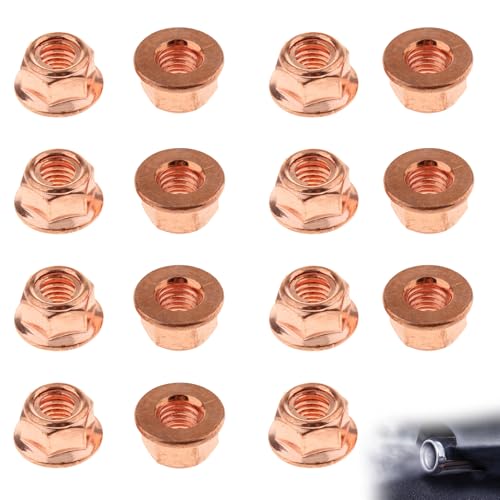 15 Stück Auspuffmutter M8 Sechskant,M8 x 1.25 CU SW13 Kupfermutter,Sechskant-Kupfer Selbstsichernd,Krümmer Muttern Kupfer,Auspuff Stehbolzen,Kupferschraube,Auspuffkrümmer Mutter Kopfbolzen für BMW E30 15 Stück Auspuffmutter M8 Sechskant,M8 x 1.25 CU SW13 Kupfermutter,Sechskant-Kupfer Selbstsichernd,Krümmer Muttern Kupfer,Auspuff Stehbolzen,Kupferschraube,Auspuffkrümmer Mutter Kopfbolzen für BMW E30 von BFUZXY
