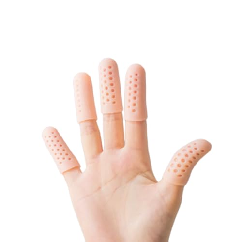 14 Stück Fingerschutz Silikon Gel Fingerlinge,Fingerkuppenschutz nach Verletzung,Fingerschutz bei Verletzung,Finger Sleeves,Atmungsaktives Neues Material Fingerüberzieher für Bei Blasen,Fingerknacken 14 Stück Fingerschutz Silikon Gel Fingerlinge,Fingerkuppenschutz nach Verletzung,Fingerschutz bei Verletzung,Finger Sleeves,Atmungsaktives Neues Material Fingerüberzieher für Bei Blasen,Fingerknacken von BFUZXY