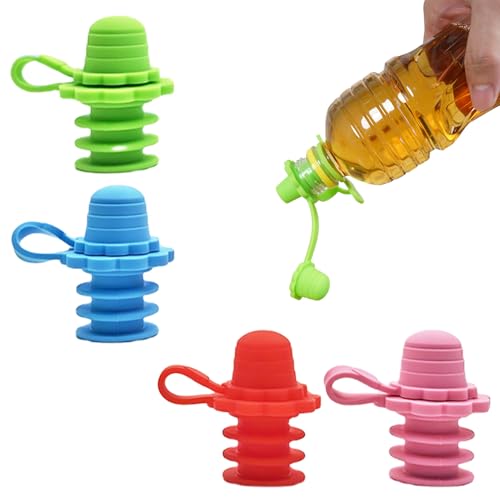 4 Stück Silikon Flaschenaufsatz Verschlüsse,Ausgießer Adapter,Auslaufsichere Aufsatz Trinkflasche,Ersatz Trinkaufsatz,Trinkaufsatz für Flaschen,Flaschenaufsatz Kinder,Flaschenverschluss Universal 4 Stück Silikon Flaschenaufsatz Verschlüsse,Ausgießer Adapter,Auslaufsichere Aufsatz Trinkflasche,Ersatz Trinkaufsatz,Trinkaufsatz für Flaschen,Flaschenaufsatz Kinder,Flaschenverschluss Universal von BFUZXY