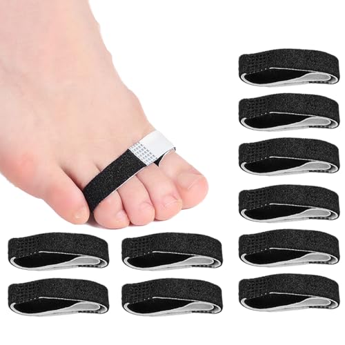 10 Stück Fingerschiene für Finger und Zehen,Verstellbare Fingerbandage mit Klettverschluss,Finger Tape orthetische Schiene für Mittelfinger,Ringfinger,Schnappfinger,Fingerschutz,Gegen Fingers Knibbeln 10 Stück Fingerschiene für Finger und Zehen,Verstellbare Fingerbandage mit Klettverschluss,Finger Tape orthetische Schiene für Mittelfinger,Ringfinger,Schnappfinger,Fingerschutz,Gegen Fingers Knibbeln von BFUZXY