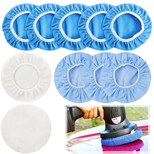 Polierhaube 10 Stück Polierhauben Auto Set Polierscheibe 5 Weiche Mikrofaser Motorhaube 3 Nicht Gewebterfabric 2 Korallenvlies für Auto-Poliermaschine 230-250mm Wachspolieren Polierhaube 10 Stück Polierhauben Auto Set Polierscheibe 5 Weiche Mikrofaser Motorhaube 3 Nicht Gewebterfabric 2 Korallenvlies für Auto-Poliermaschine 230-250mm Wachspolieren von BFYGDP