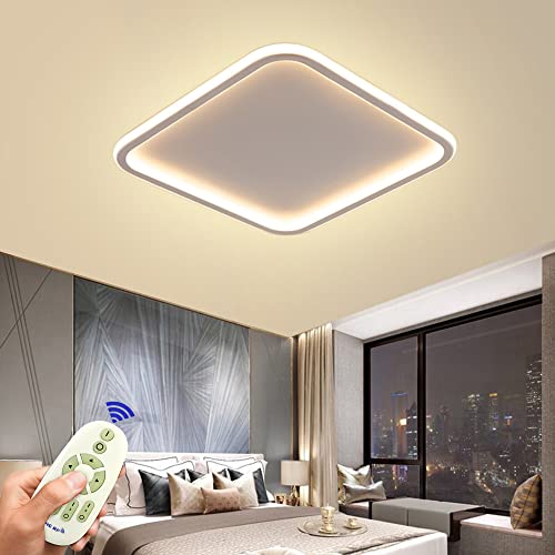 BFYLIN 54W LED Deckenleuchte Dimmbar Deckenlampe 2.4G Fernbedienung Lampe Licht für Wohnzimmer Kinderzimmer Schlafzimmer (54W-Weiß TYP-B 40CM) von BFYLIN