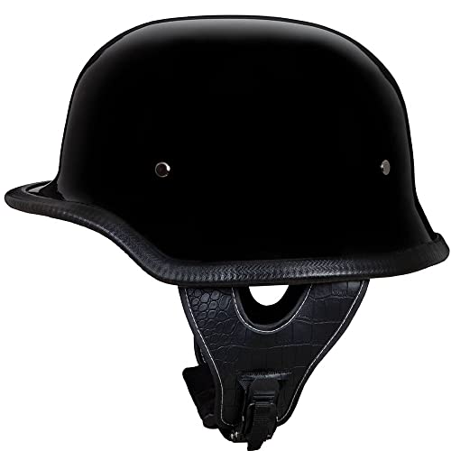 Vintage Deutsche Motorrad Halbhelme mit Visier Schnellverschluss Schnalle Jethelm Retro, Chopper Helm, Scooter-Helm, Fahrradhelm, ECE-Zulassung Vintage Deutsche Motorrad Halbhelme mit Visier Schnellverschluss Schnalle Jethelm Retro, Chopper Helm, Scooter-Helm, Fahrradhelm, ECE-Zulassung von BFYLSQUE