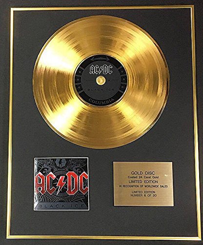 Century Music Awards AC/DC – Exklusive Limited Edition 24 Karat Gold Disc – Black Ice von BFYSYO