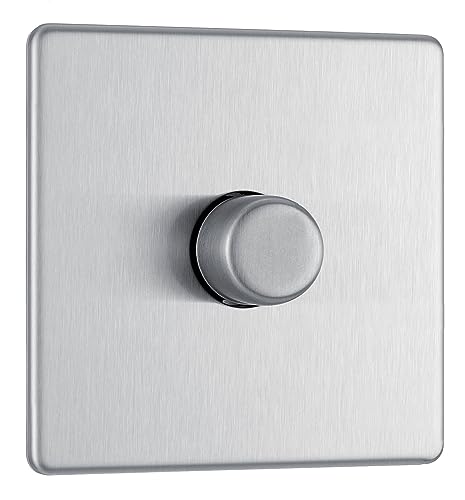 British General FBS81P-01 BG Electric, 400 W, gebürsteter Stahl, Single Dimmer Switch British General FBS81P-01 BG Electric, 400 W, gebürsteter Stahl, Single Dimmer Switch von British General