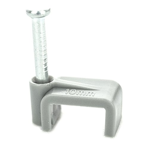 BG Elektrische ccf2.5/50-bg 2,5 mm Twin und Erde Kabel Clips, Grau von British General