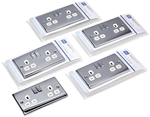 BG-Nexus-Metal SJ-120Y-G4J6 npc22w/5 Blei, polierter Chrom-weißer Einsatz von BG-Nexus-Metal