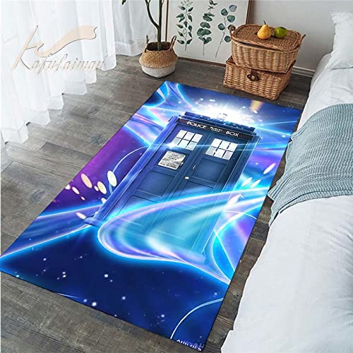 BGAFAG Doctor Who Rutschfester Großer Teppich Für Kinderzimmer, Wohnzimmer, Heimdekoration, Yogamatte, E4264, 100 X 160 cm von BGAFAG