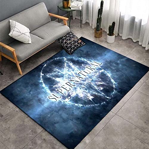 BGAFAG Superweicher Teppich Für Wohnzimmerdekoration Supernatural Bye Bitch Superweiche Fußmatte Für Küchenbodendekoration D6871 40X60Cm von BGAFAG